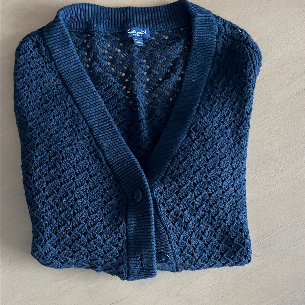 Splendid Women's Deep Blue Cardigan
